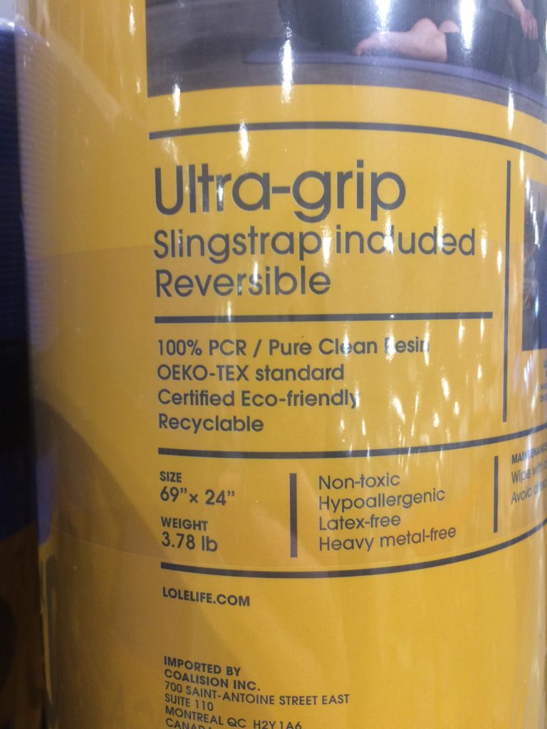 Costco1227355LOLEYOGAMatspec CostcoChaser