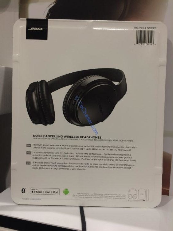 Bose Noise Cancelling Wireless Headphones with Carry Case CostcoChaser