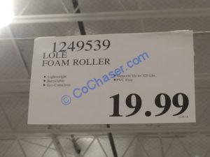 Costco-1249539-LOLE-Foam-Roller-tag