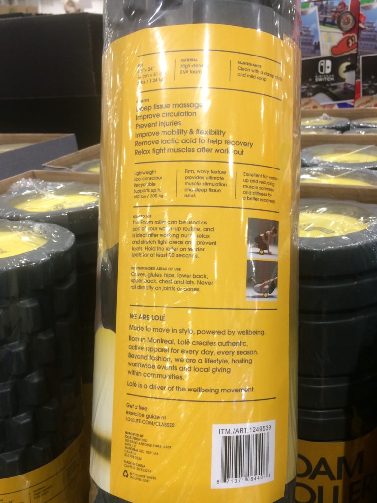 Costco1249539LOLEFoamRoller1 CostcoChaser