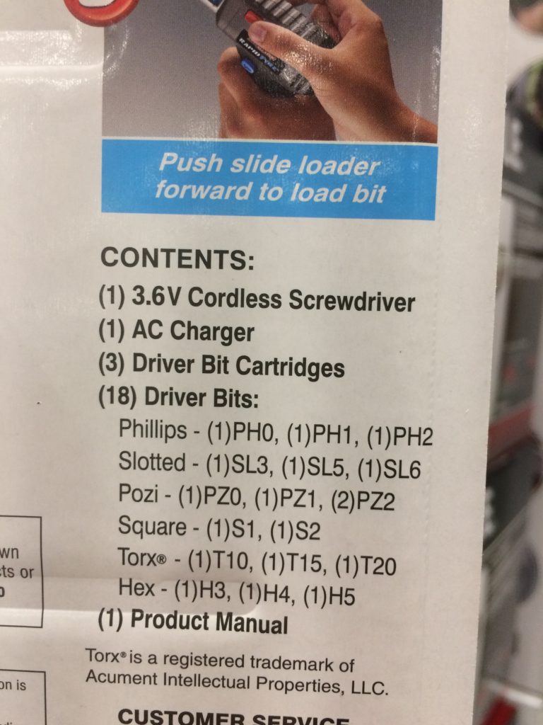 Costco1262476ChannelLockQuickLoadingPowerScrewdriverspec