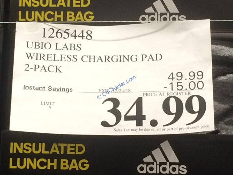 Ubio Labs Wireless Charging Pad 2pack CostcoChaser