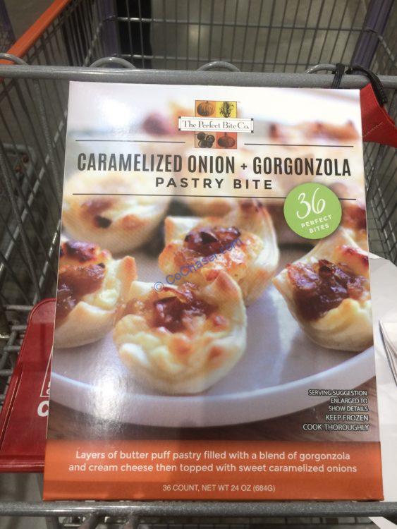 The Perfect Bite Onion/Gorgonzola Puff 36 Count Box