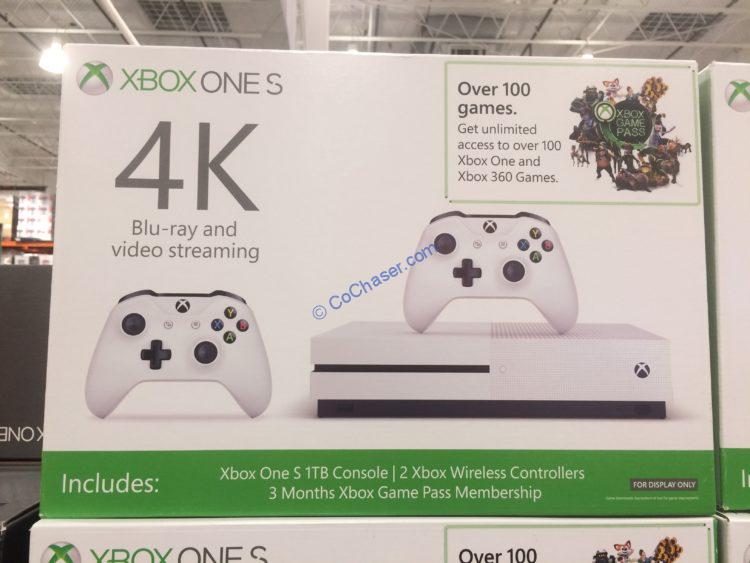 Xbox One S 1TB Bundle with 2 Controllers and 3 Month Game Pass