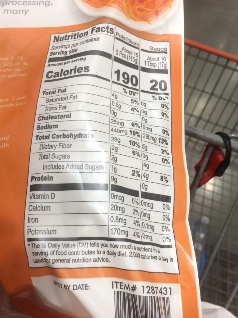Costco1287431MandarinMarketChickenPotstickerschart CostcoChaser