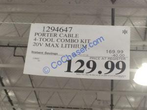 Costco-1294647-Porter-Cable 4-Tool-Combo-Kit-tag