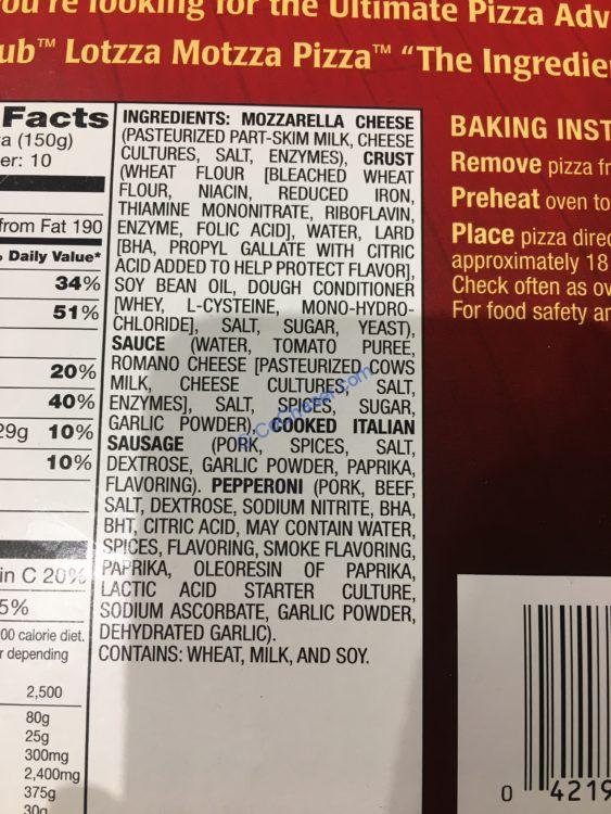 Costco167430BrewPubPizzaSausagePepperoniing CostcoChaser