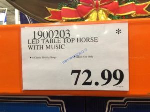 Costco-1900203-LED-Table-Top-Horse-with-Music-tag
