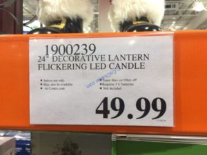 Costco-1900239-Decorative-Lantern-Flickering-LED-Candle-tag