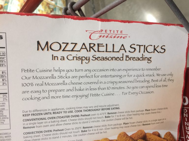 Costco222464PetiteCuisineMozzarellaSticksname CostcoChaser