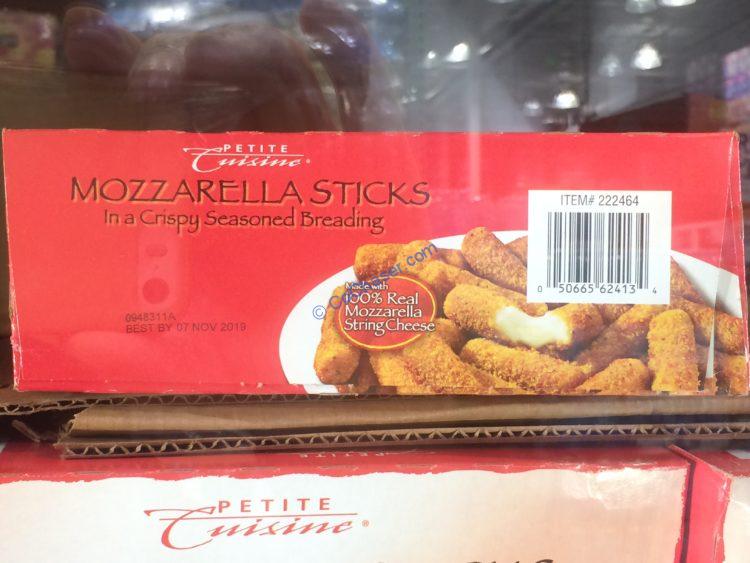 Petite Cuisine Mozzarella Sticks 4 Pound Box CostcoChaser