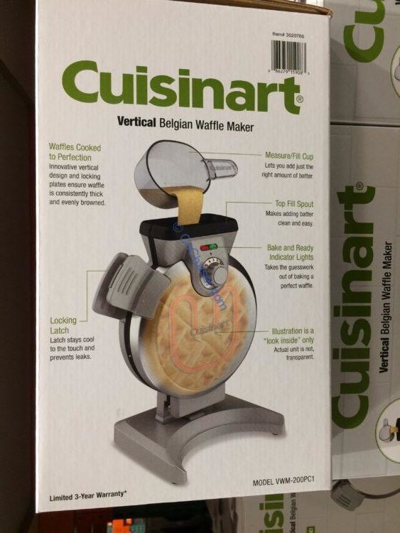 Cuisinart VWM200PC Vertical Belgium Waffle Maker CostcoChaser