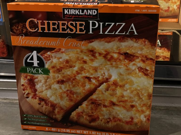 Kirkland Signature Cheese Pizza 4 Pack Box CostcoChaser