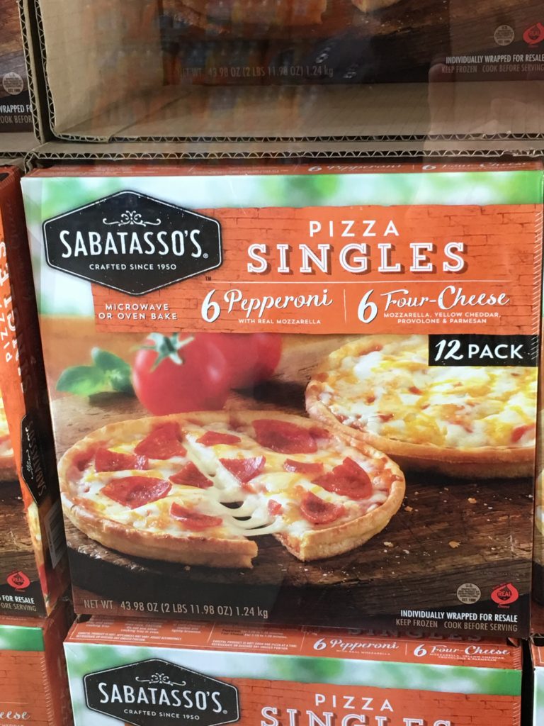 Sabatasso’s Pizza Single Variety 12 Pack Box CostcoChaser