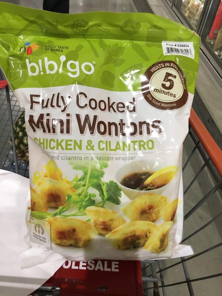 Bibigo Mini Chicken Wonton 3 Pound Bag CostcoChaser