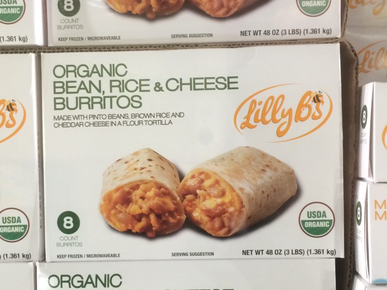 Lilly B’s Orgaic Bean Burrito 8 Count Box CostcoChaser