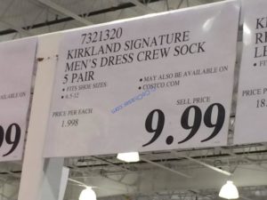 Costco-7321320-Kirkland-Signature-Mens-Dress-Crew-Sock-tag