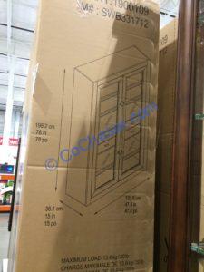 Costco-1900109-Glass-Door-Bookcase-size