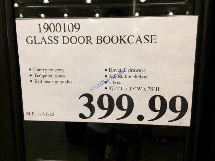 Glass Door Bookcase CostcoChaser