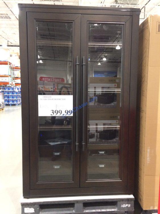 Bookcase With Doors Costco Hot 57, Costco Bookcase With Sliding Doors
