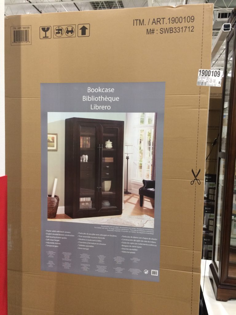 Costco1900109GlassDoorBookcase2 CostcoChaser