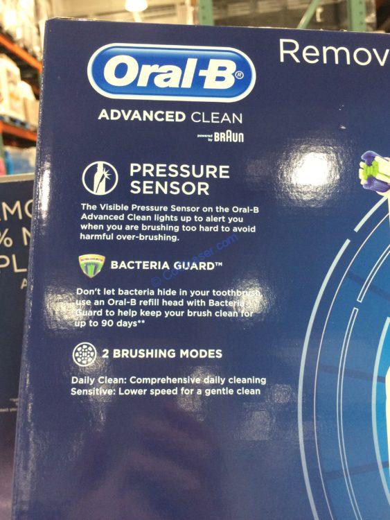 Costco1907391OralBAdvancedClean2packToothbrushesspec
