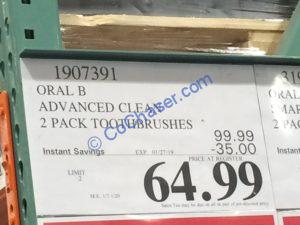 Costco-1907391-Oral-B-Advanced-Clean-2-pack-Toothbrushes-tag