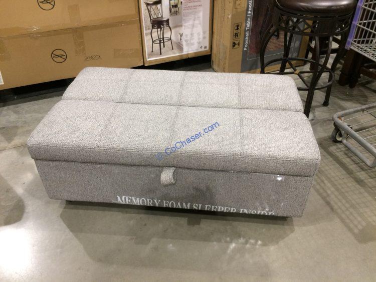 Synergy Home Fabric Sleeper Ottoman