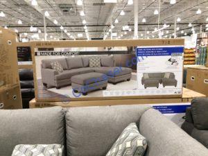 Costco-2000893-True-Innovations-Fabric-Sectional-with-Ottoman1