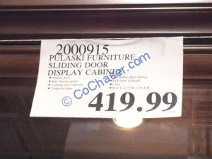 Costco-2000915-Pulaski-Furniture-Sliding-Door-Display-Cabinet-tag