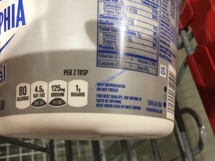 Philadephia Soft Cream Cheese 3 Pound TUB CostcoChaser