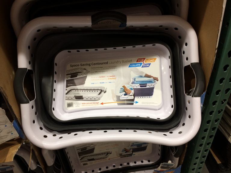 POP & LOAD Collapsible Hip Contour Laundry Basket CostcoChaser