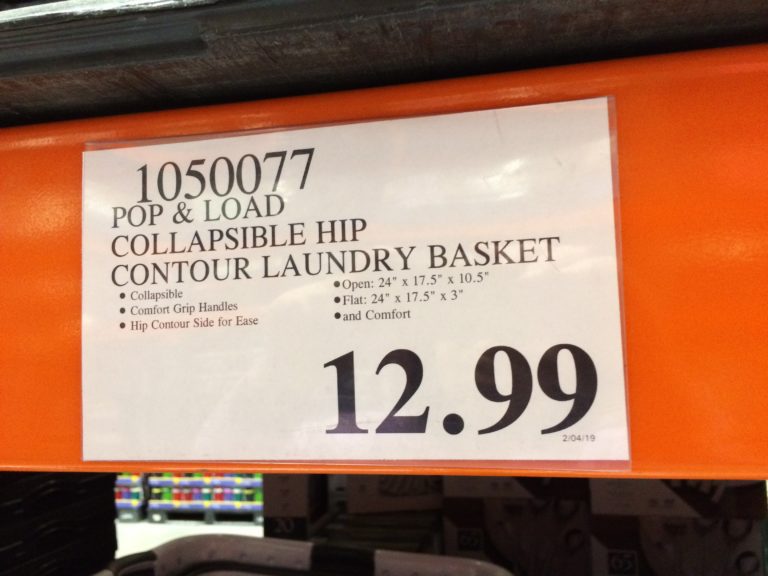 Costco1050077POPLOADCollapsibleHipContourLaundryBaskettag