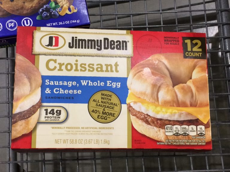 Jimmy Dean Croissant Sandwich 12 Count Box CostcoChaser