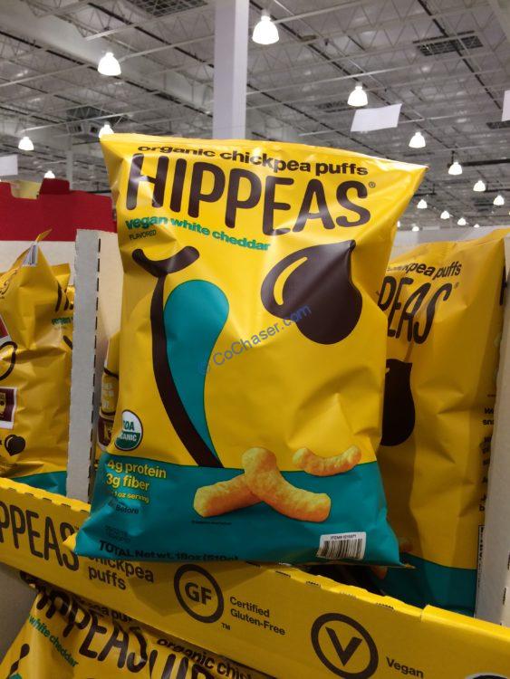 Organic Hippeas Vegan White Cheddar 18 Ounce Bag