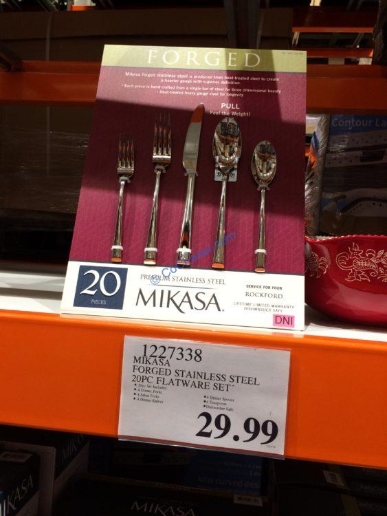 Costco-1227338-Mikasa-Forged-Stainless-Steel-20PC-Flatware-Set