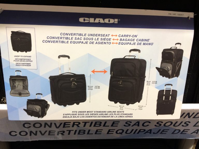 Costco1262417CIAOConvertibleUnderSeatCarryOn1 CostcoChaser