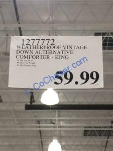 Costco-1277772-Weatherproof-Vintage-Down-Alternative-Comforter-tag