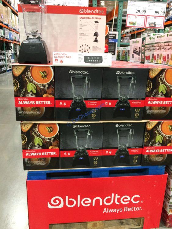 Blendtec Classic 575 with Fourside Jar CostcoChaser