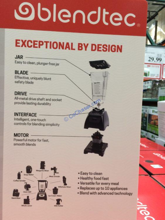 Costco1281511BlendtecClassic575withFoursideJaritem CostcoChaser