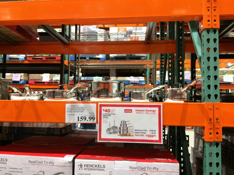 J.A. Henckels International 10piece Stainless Steel Cookware Set