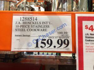 Costco-1288514-J-A- Henckels-International-10-piece-Stainless-Steel-Cookware-Set-tag