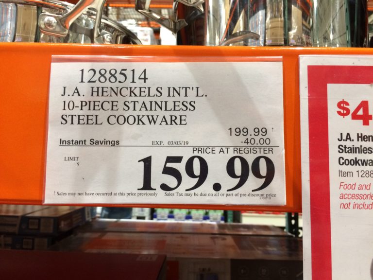 Costco1288514JA HenckelsInternational10pieceStainlessSteel