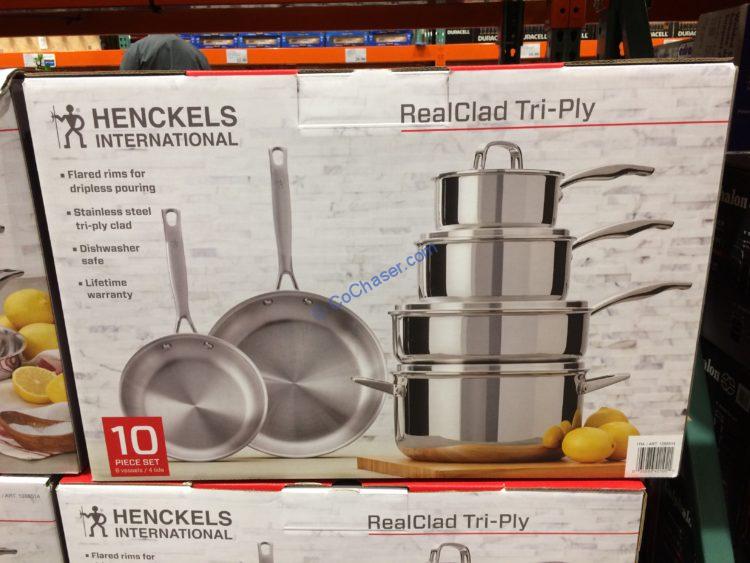 J.A. Henckels International 10piece Stainless Steel Cookware Set