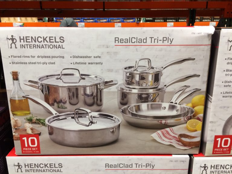 Costco-1288514-J-A- Henckels-International-10-piece-Stainless-Steel Stainless Steel Cookware At Costco