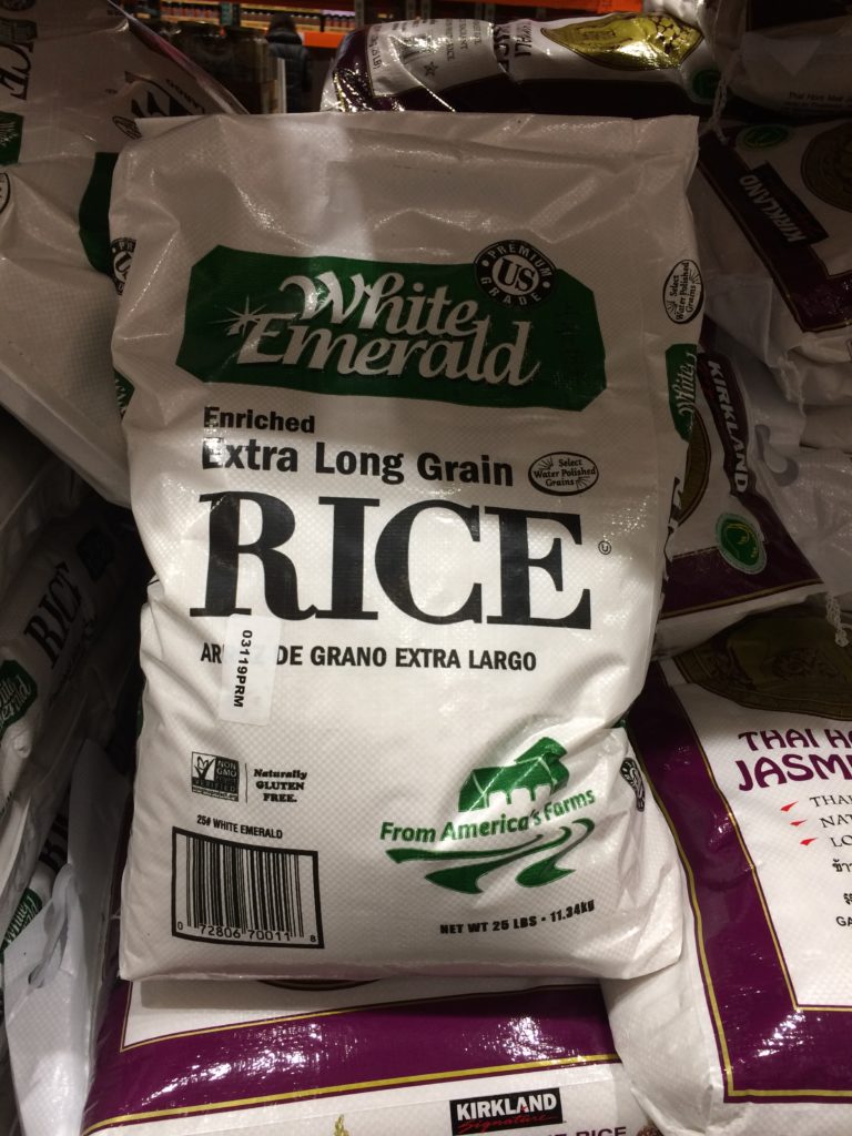 White Emerald Long Grain Rice 25 Pounds CostcoChaser
