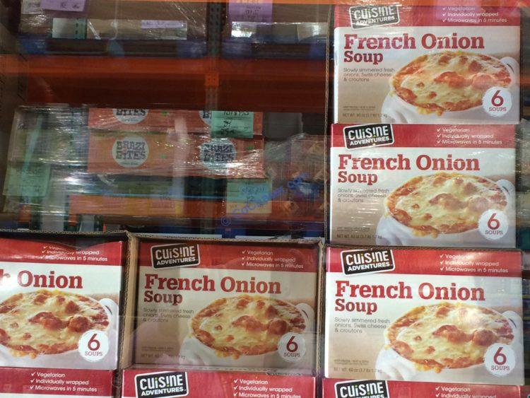 Cuisine Adventures French Onion Soup 6/10 Ounce Servings CostcoChaser