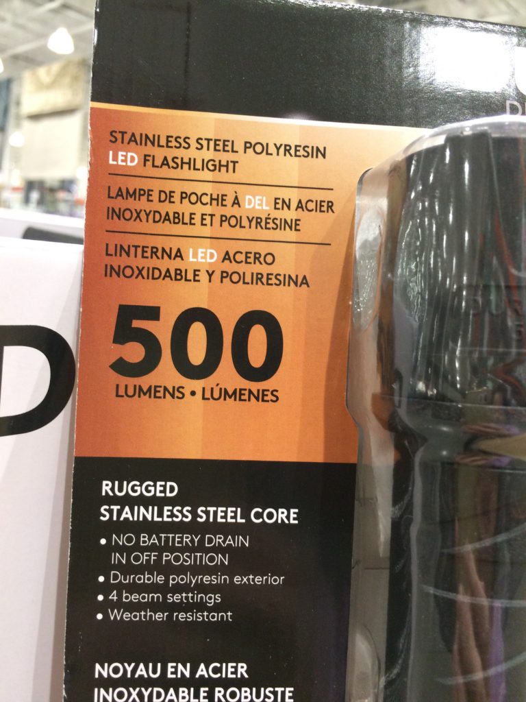Costco1900530Duracell500LumenLEDFlashlightpart CostcoChaser