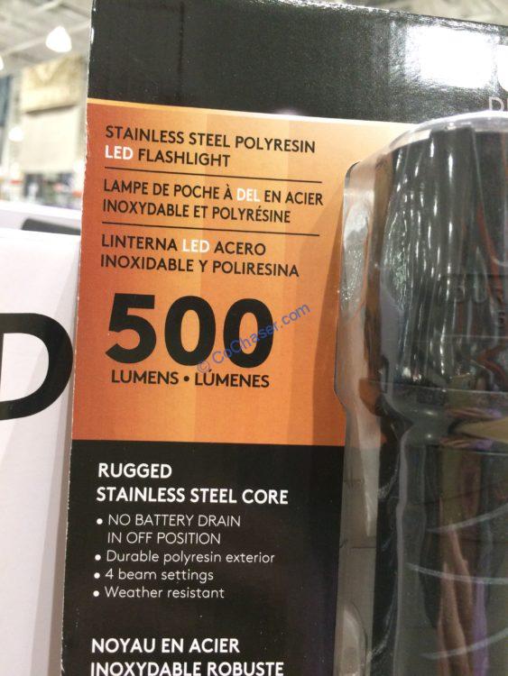 Duracell 500 Lumen LED Flashlight, 3pack CostcoChaser