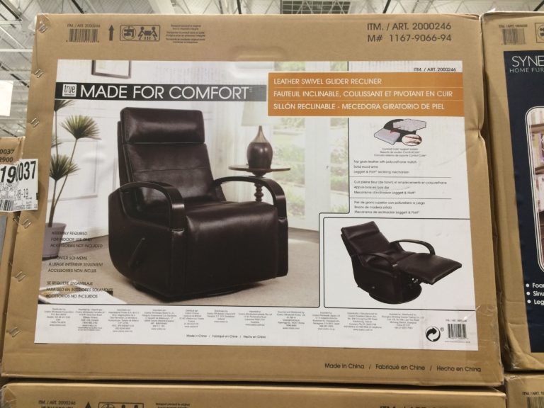 Costco2000246TrueInnovationsLeatherSwivelGliderRecliner2